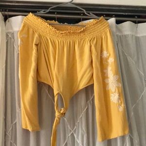 Off the shoulder top